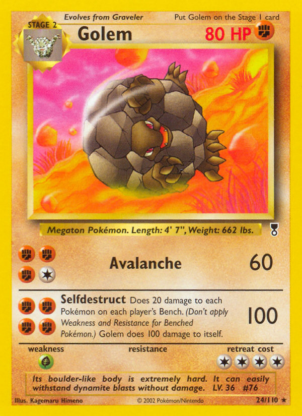 Pokemon | Golem (24/110) [Legendary Collection] | The Nerd Merchant