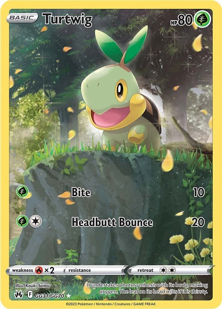 Pokemon | Turtwig (GG31/GG70) [Sword & Shield: Crown Zenith] | The Nerd Merchant
