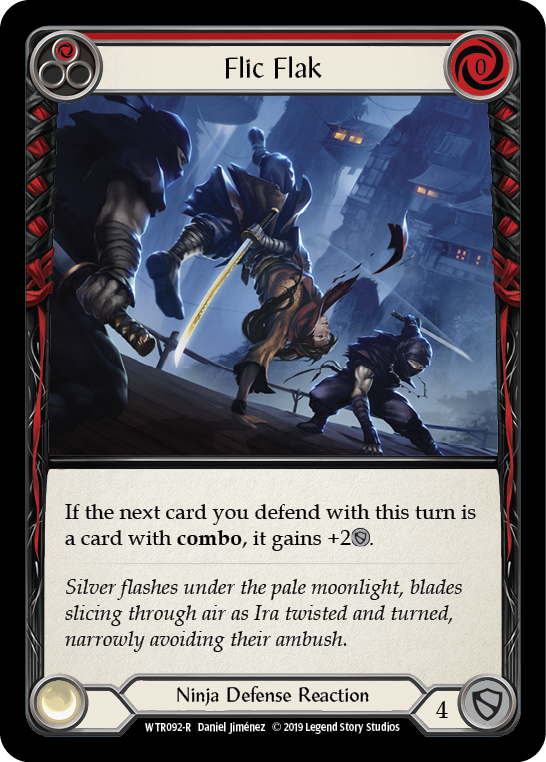 Flesh and Blood TCG | Flic Flak (Red) [WTR092-R] (Welcome to Rathe)  Alpha Print Normal | The Nerd Merchant