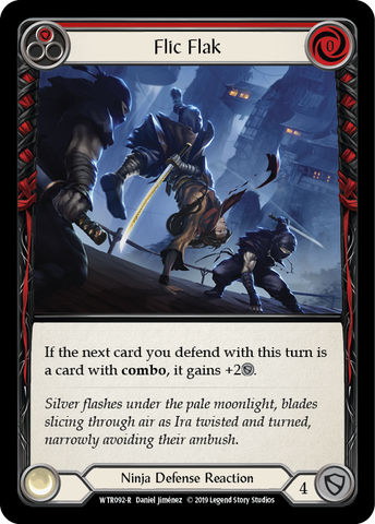 Flesh and Blood TCG | Flic Flak (Red) [WTR092-R] (Welcome to Rathe)  Alpha Print Normal | The Nerd Merchant