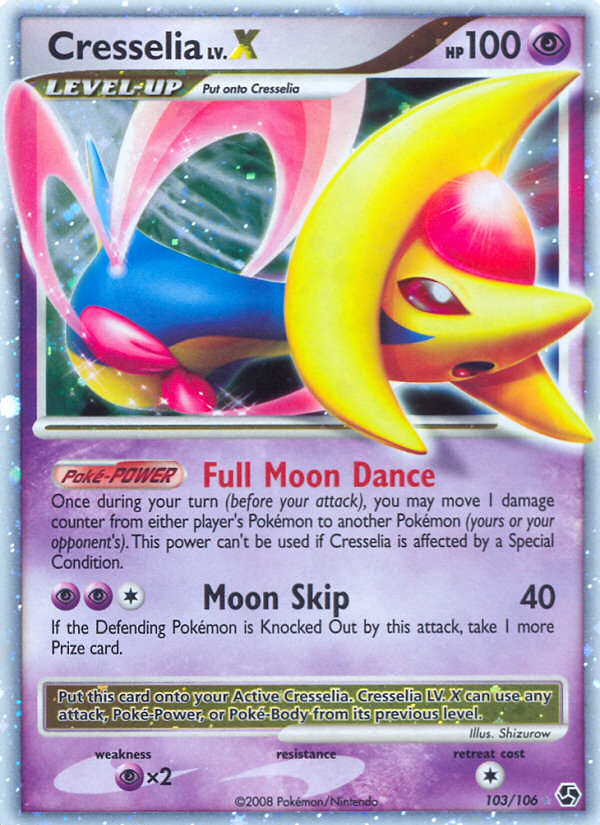 Pokemon | Cresselia LV.X (103/106) [Diamond & Pearl: Great Encounters] | The Nerd Merchant