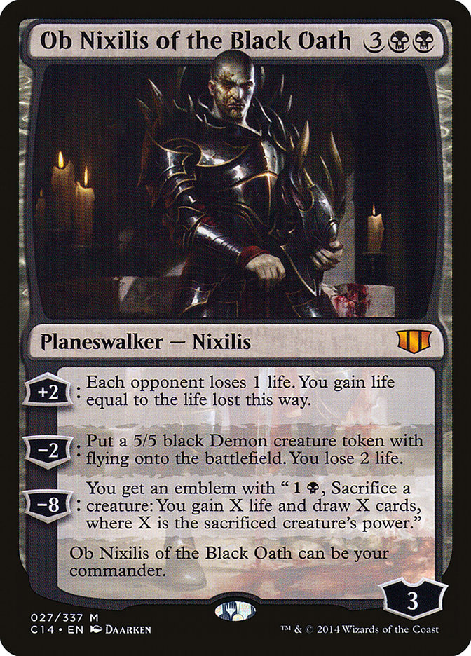 Magic | Ob Nixilis of the Black Oath [Commander 2014] | The Nerd Merchant