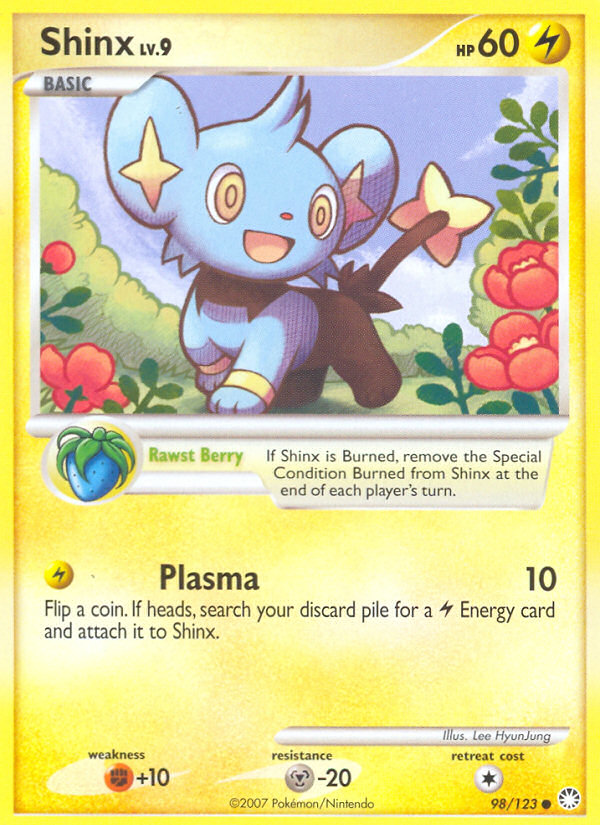 Pokemon | Shinx (98/123) [Diamond & Pearl: Mysterious Treasures] | The Nerd Merchant