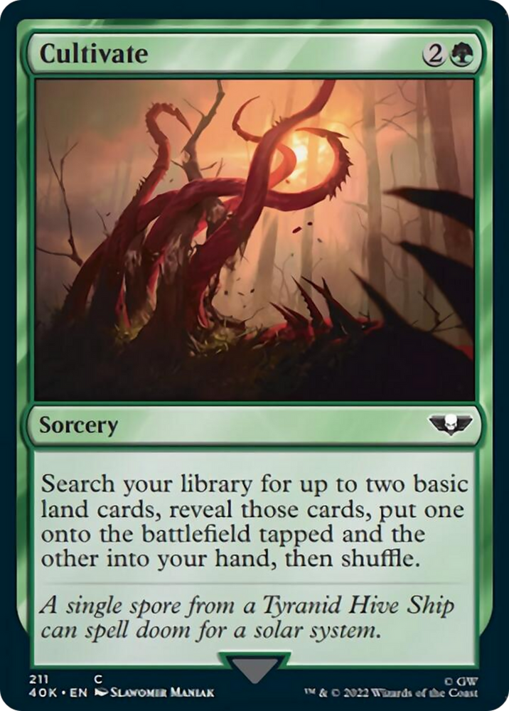 Magic | Cultivate (Surge Foil) [Warhammer 40,000] | The Nerd Merchant