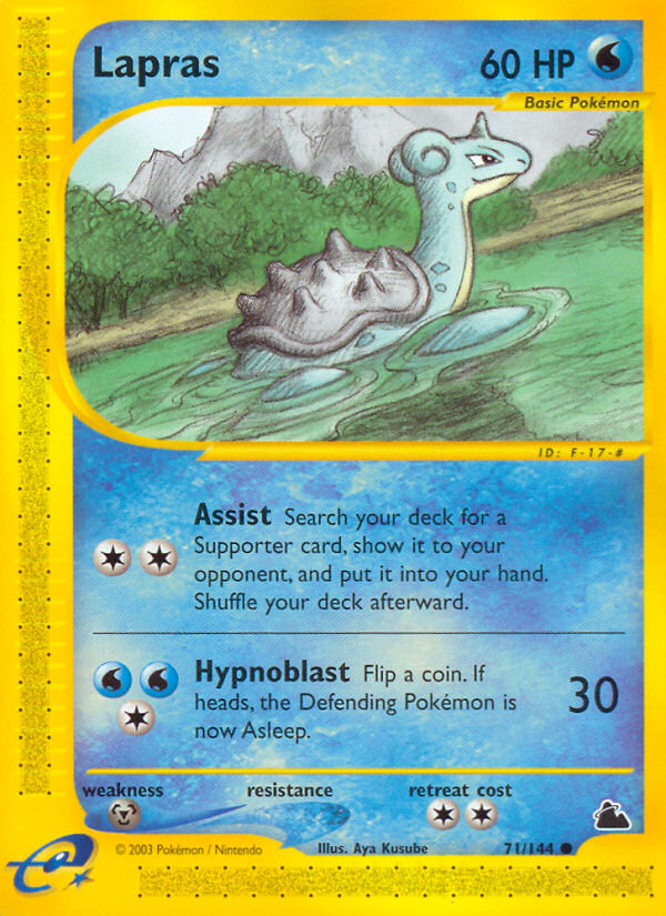 Pokemon | Lapras (71/144) [Skyridge] | The Nerd Merchant