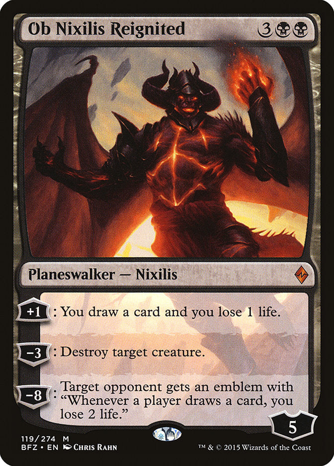 Magic | Ob Nixilis Reignited [Battle for Zendikar] | The Nerd Merchant