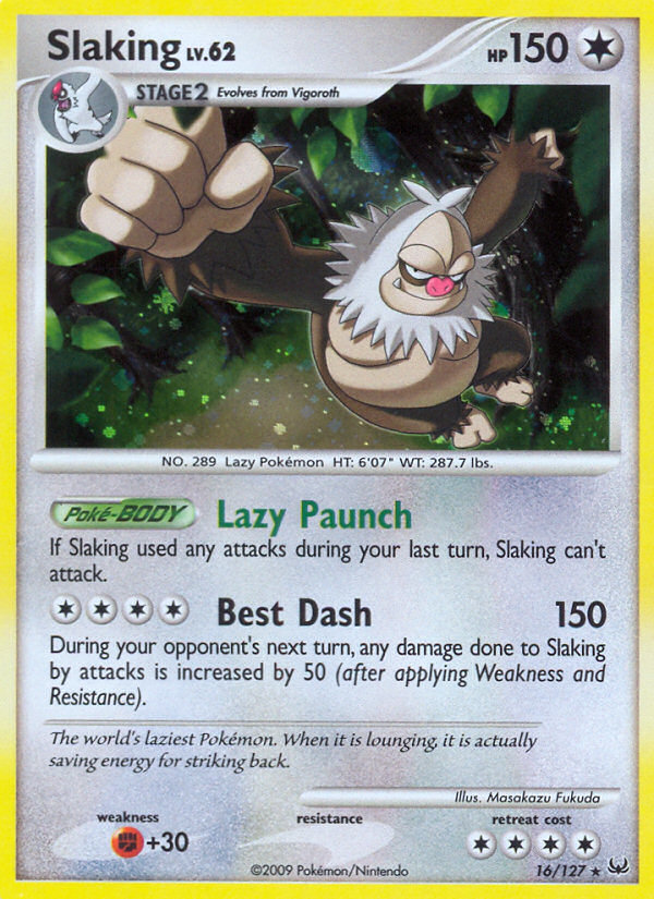 Pokemon | Slaking (16/127) [Platinum: Base Set] | The Nerd Merchant