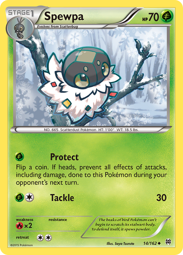 Pokemon | Spewpa (14/162) [XY: BREAKthrough] | The Nerd Merchant