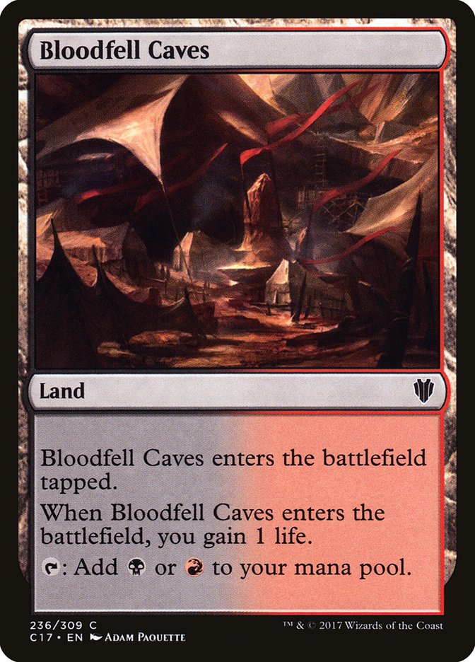 Magic | Bloodfell Caves [Commander 2017] | The Nerd Merchant