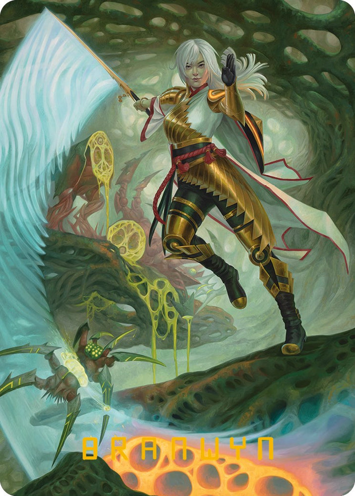 Magic | The Eternal Wanderer Art Card (Gold-Stamped Signature) [Phyrexia: All Will Be One Art Series] | The Nerd Merchant