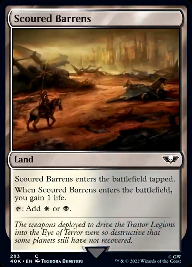 Magic | Scoured Barrens [Warhammer 40,000] | The Nerd Merchant