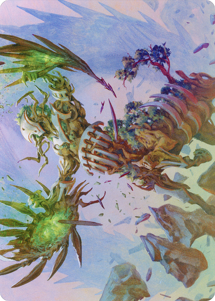 Magic | Botanical Brawler Art Card [March of the Machine Art Series] | The Nerd Merchant