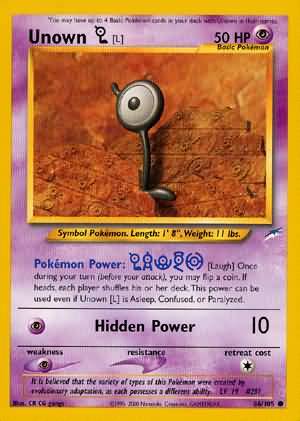 Pokemon | Unown [L] (86/105) [Neo Destiny Unlimited] | The Nerd Merchant