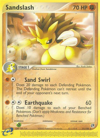 Pokemon | Sandslash (21/100) [EX: Sandstorm] | The Nerd Merchant