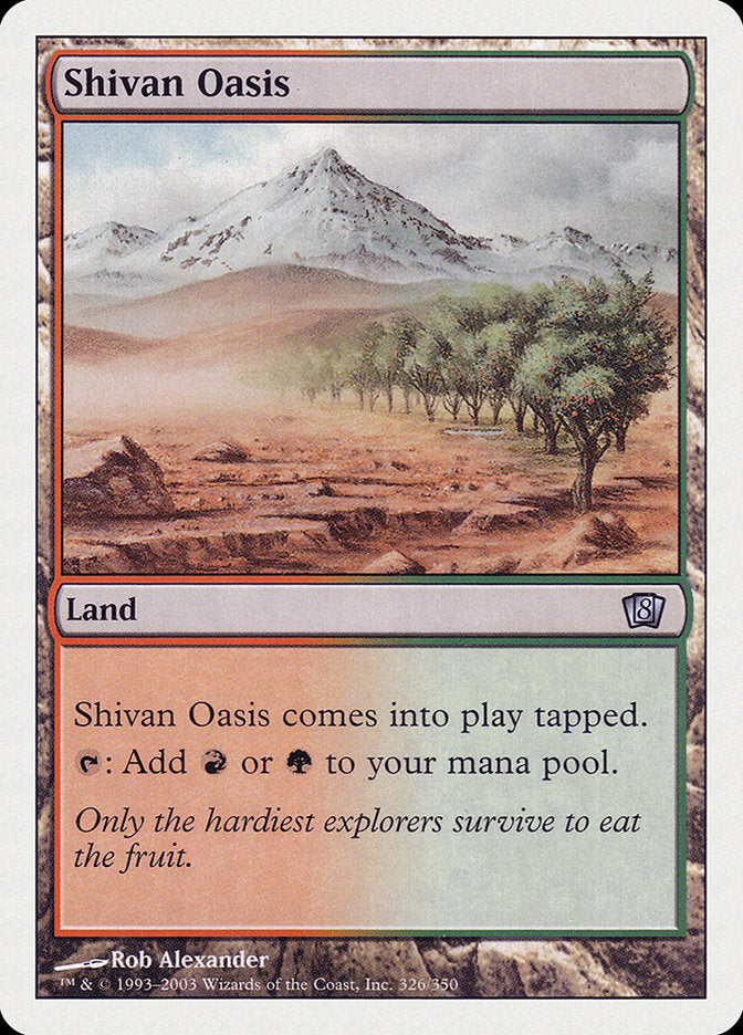Magic | Shivan Oasis [Eighth Edition] | The Nerd Merchant