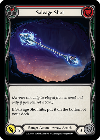 Flesh and Blood TCG | Salvage Shot (Red) [ARC066-C] (Arcane Rising)  1st Edition Normal | The Nerd Merchant