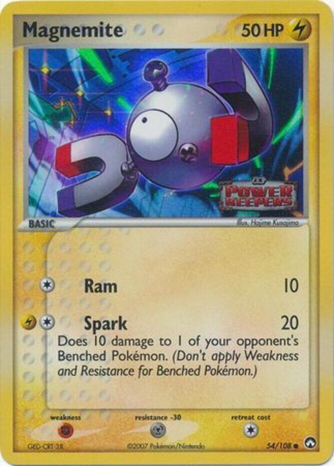 Pokemon | Magnemite (54/108) (Stamped) [EX: Power Keepers] | The Nerd Merchant