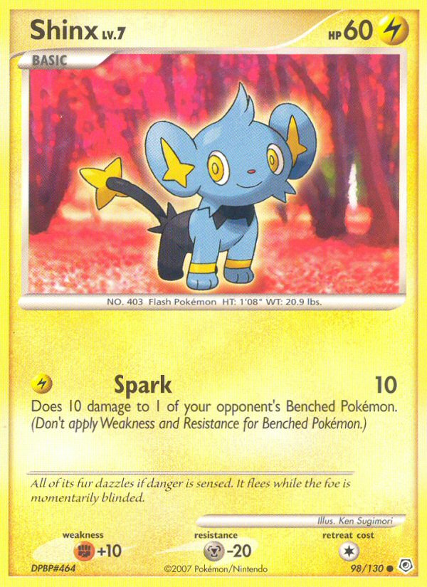 Pokemon | Shinx (98/130) [Diamond & Pearl: Base Set] | The Nerd Merchant