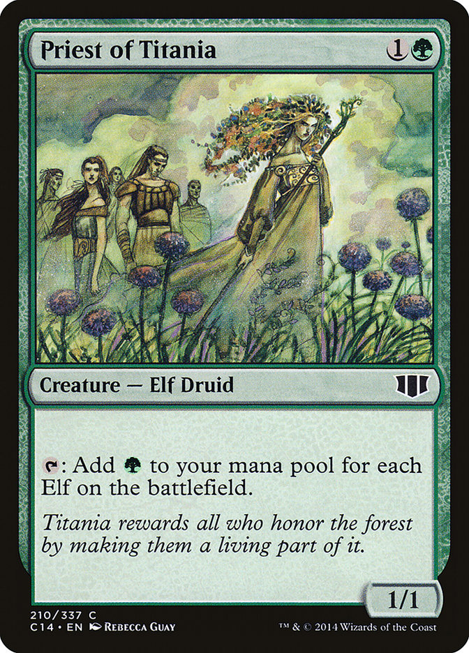 Magic | Priest of Titania [Commander 2014] | The Nerd Merchant