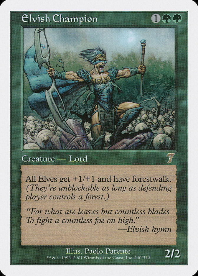 Magic | Elvish Champion [Seventh Edition] | The Nerd Merchant