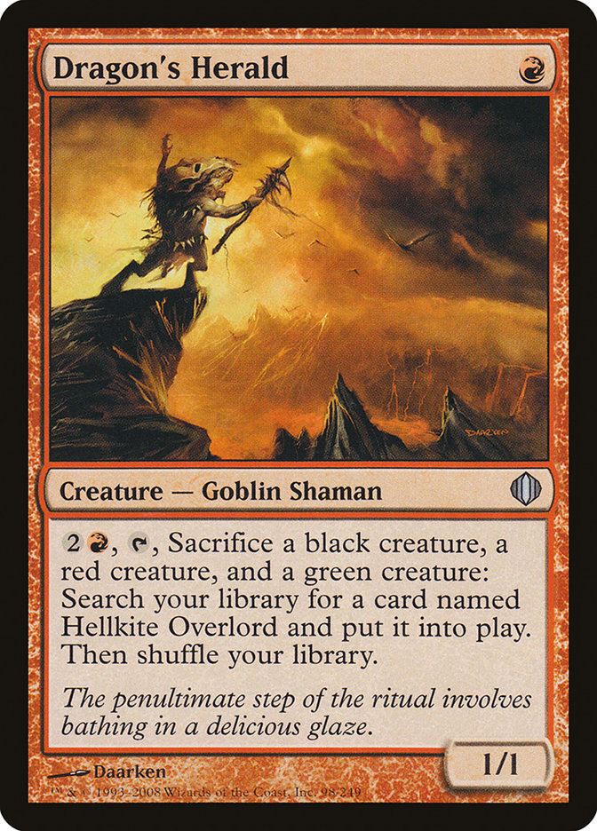 Magic | Dragon's Herald [Shards of Alara] | The Nerd Merchant