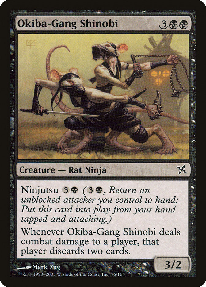 Magic | Okiba-Gang Shinobi [Betrayers of Kamigawa] | The Nerd Merchant