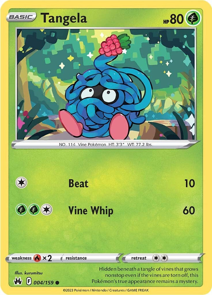 Pokemon | Tangela (004/159) [Sword & Shield: Crown Zenith] | The Nerd Merchant