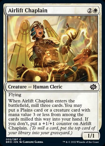 Magic | Airlift Chaplain [The Brothers' War] | The Nerd Merchant