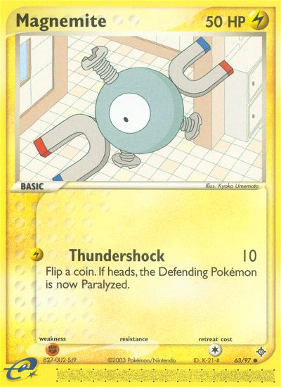 Pokemon | Magnemite (63/97) [EX: Dragon] | The Nerd Merchant