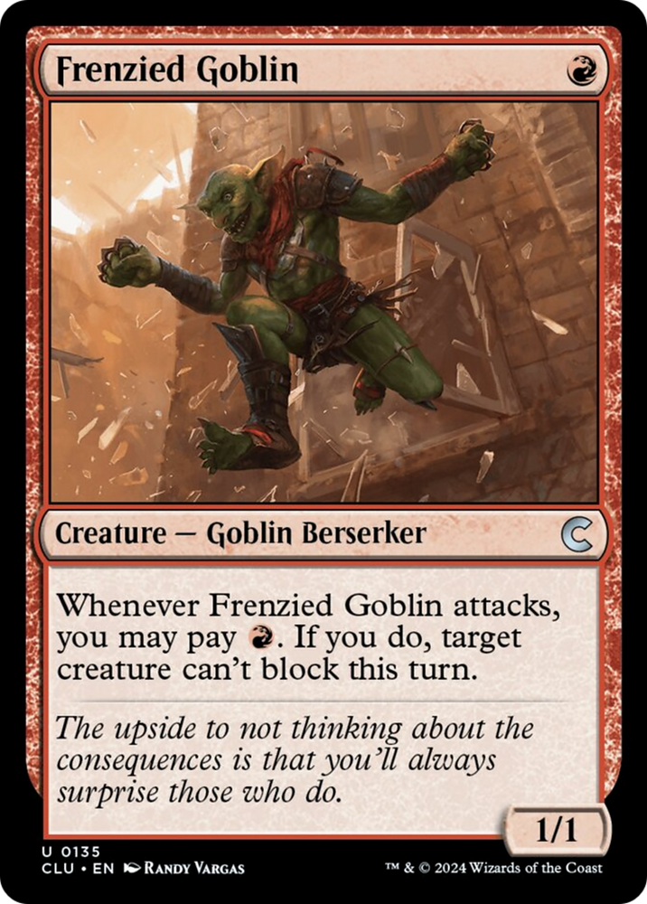 Magic | Frenzied Goblin [Ravnica: Clue Edition] | The Nerd Merchant