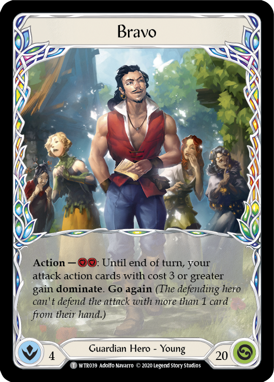 Flesh and Blood TCG | Bravo [U-WTR039] (Welcome to Rathe Unlimited)  Unlimited Normal | The Nerd Merchant