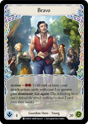 Flesh and Blood TCG | Bravo [U-WTR039] (Welcome to Rathe Unlimited)  Unlimited Normal | The Nerd Merchant