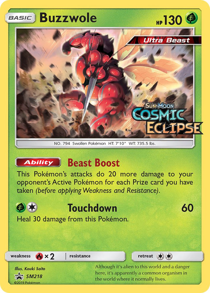 Pokemon | Buzzwole (SM218) [Sun & Moon: Black Star Promos] | The Nerd Merchant