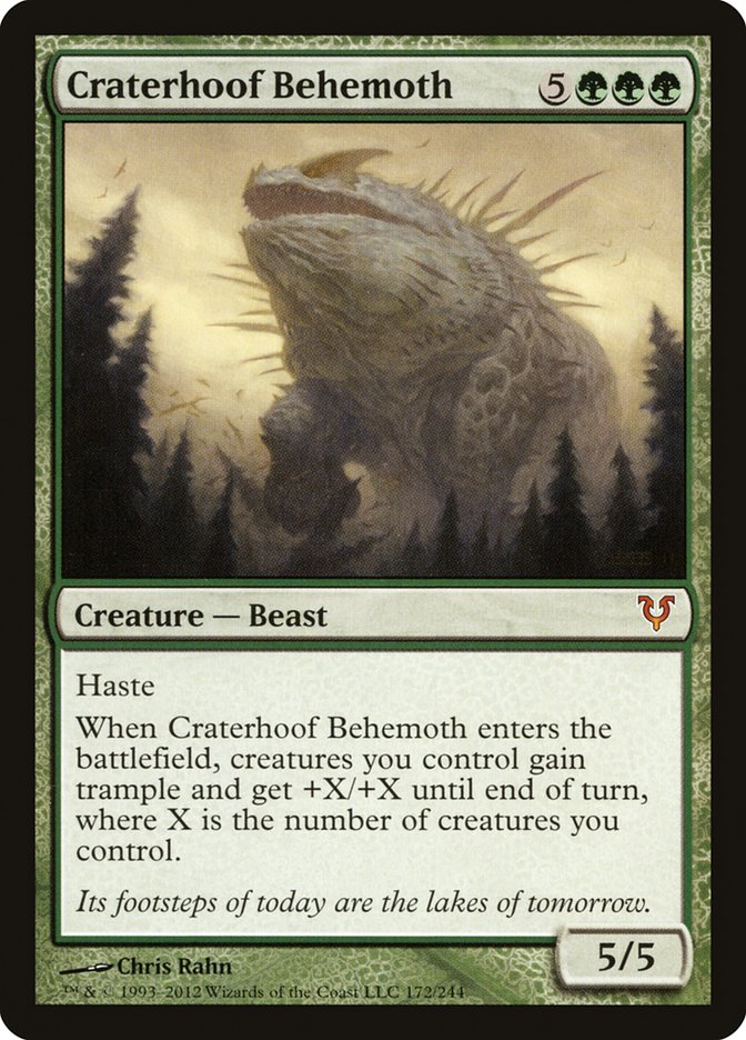 Magic | Craterhoof Behemoth [Avacyn Restored] | The Nerd Merchant