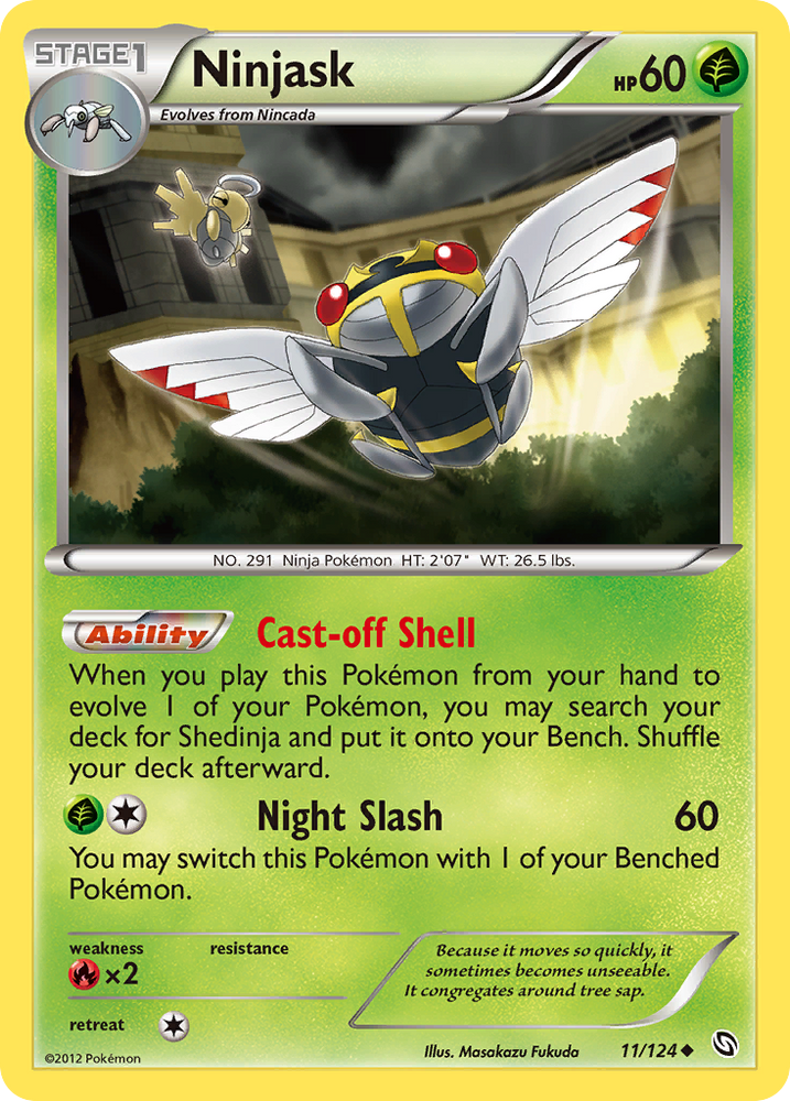 Pokemon | Ninjask (11/124) [Black & White: Dragons Exalted] | The Nerd Merchant