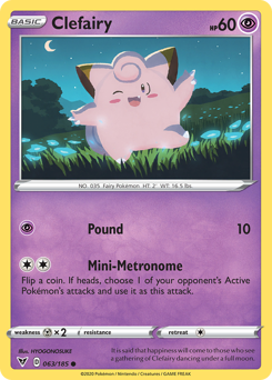 Pokemon | Clefairy (063/185) [Sword & Shield: Vivid Voltage] | The Nerd Merchant