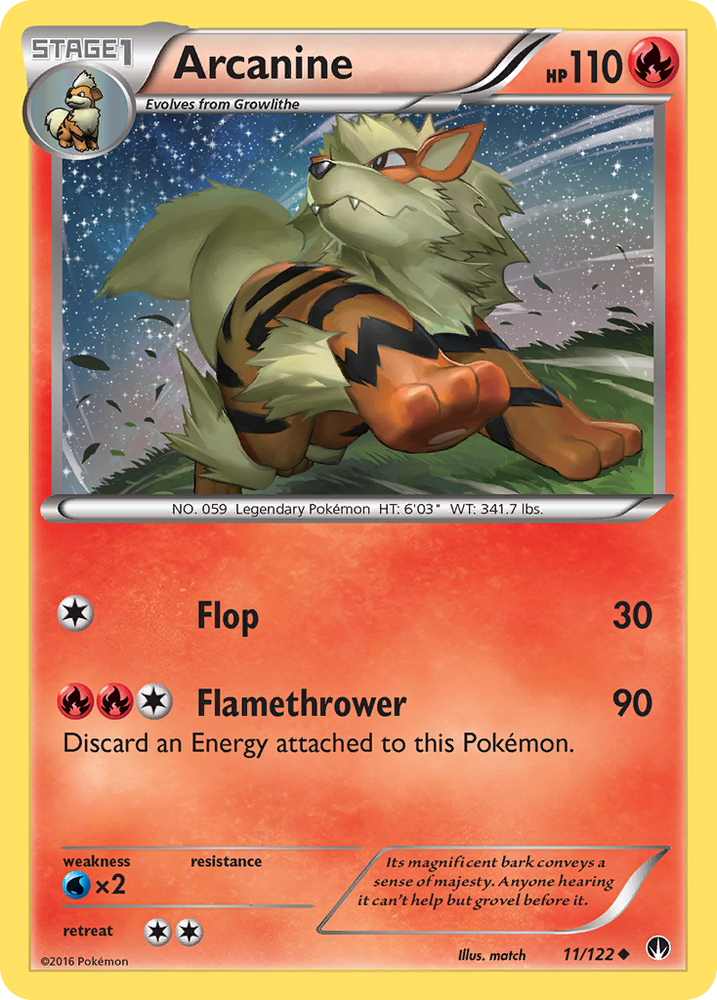 Pokemon | Arcanine (11/122) [XY: BREAKpoint] | The Nerd Merchant