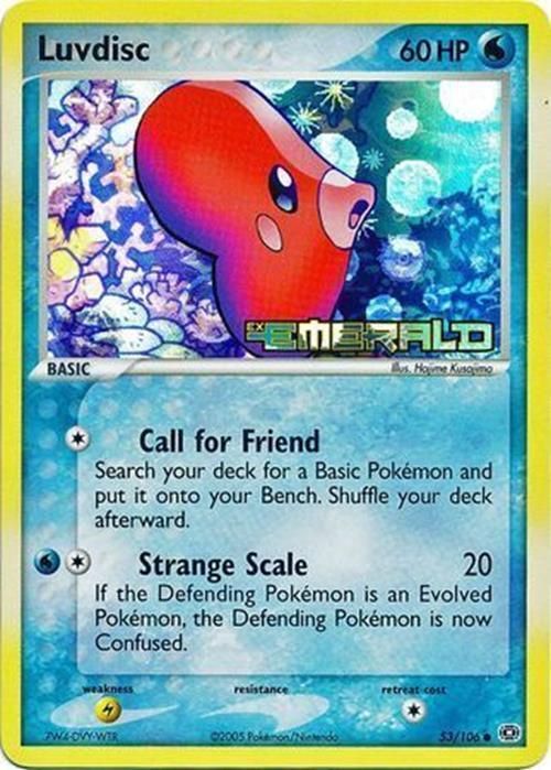 Pokemon | Luvdisc (53/106) (Stamped) [EX: Emerald] | The Nerd Merchant