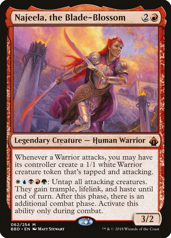 Magic | Najeela, the Blade-Blossom [Battlebond] | The Nerd Merchant