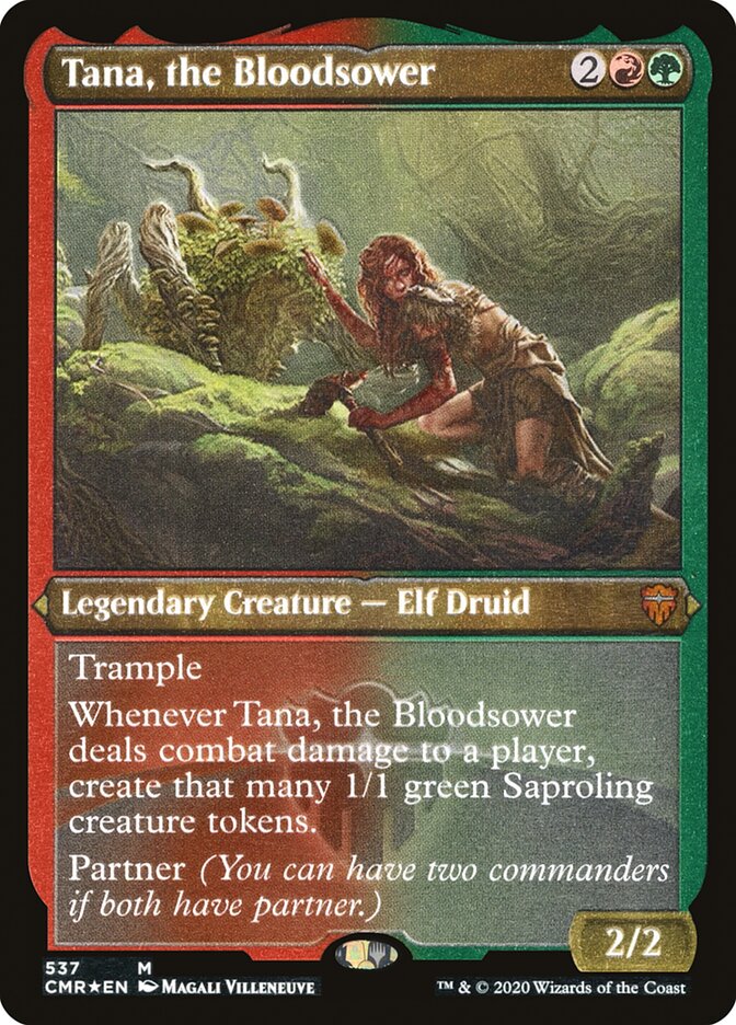 Magic | Tana, the Bloodsower (Etched) [Commander Legends] | The Nerd Merchant