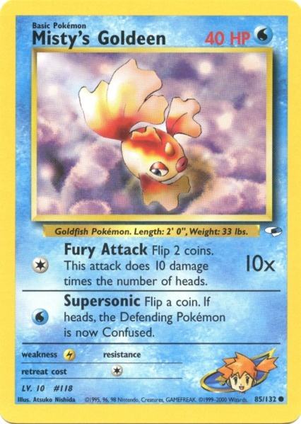 Pokemon | Misty's Goldeen (85/132) [Gym Heroes Unlimited] | The Nerd Merchant