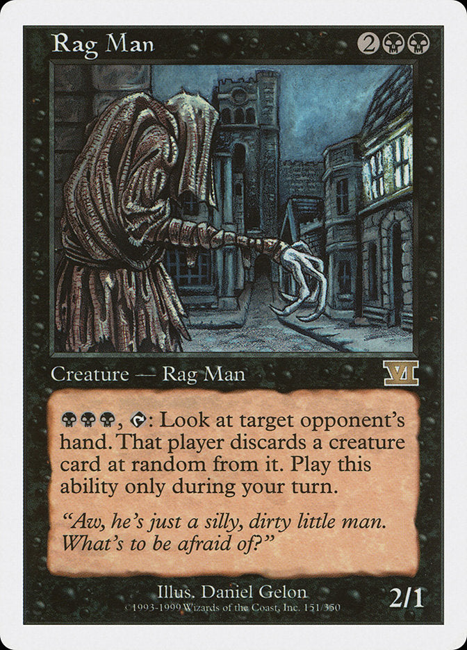 Magic | Rag Man [Classic Sixth Edition] | The Nerd Merchant