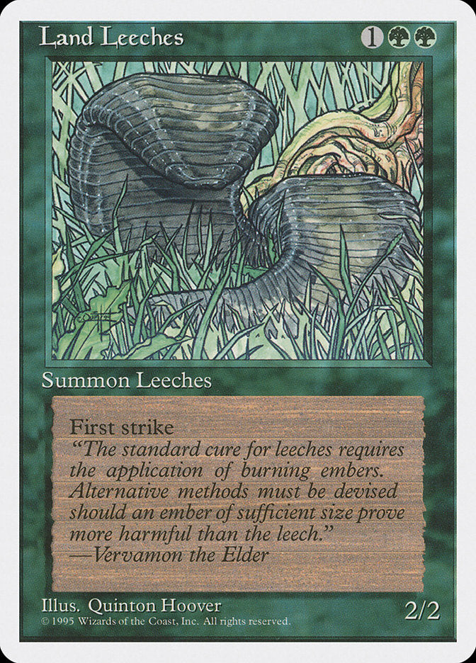 Magic | Land Leeches [Fourth Edition] | The Nerd Merchant