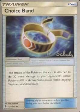 Pokemon | Choice Band (121/145) (Victory Map - Robin Schulz) [World Championships 2018] | The Nerd Merchant