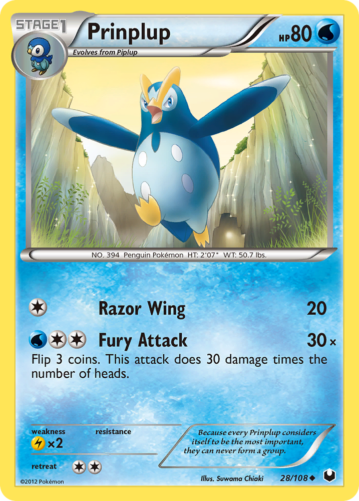 Pokemon | Prinplup (28/108) [Black & White: Dark Explorers] | The Nerd Merchant