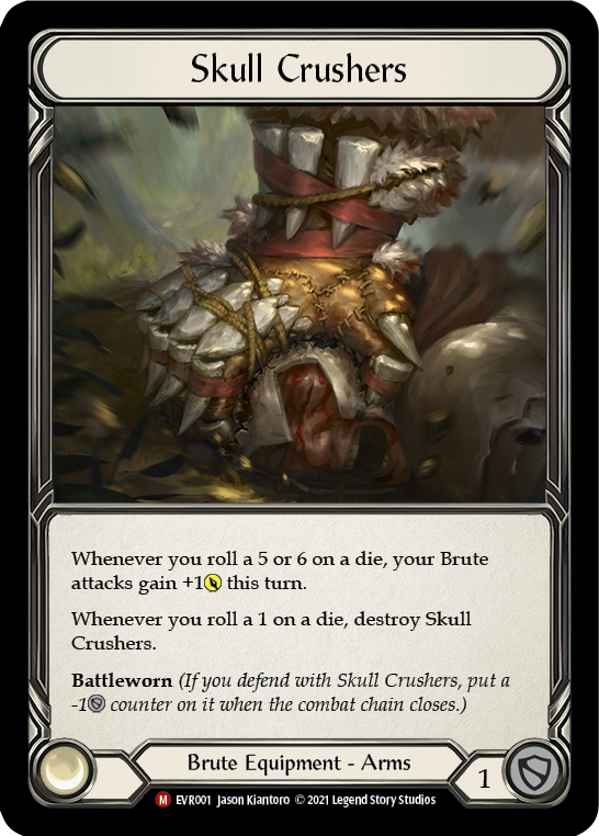 Flesh and Blood TCG | Skull Crushers [EVR001] (Everfest)  1st Edition Cold Foil | The Nerd Merchant