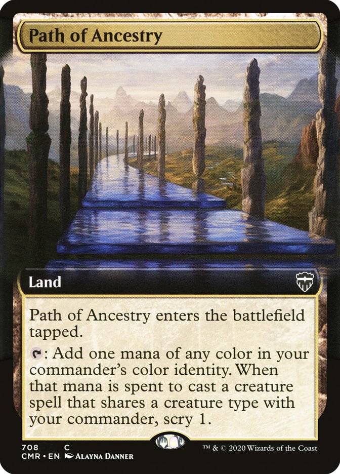 Magic | Path of Ancestry (Extended Art) [Commander Legends] | The Nerd Merchant