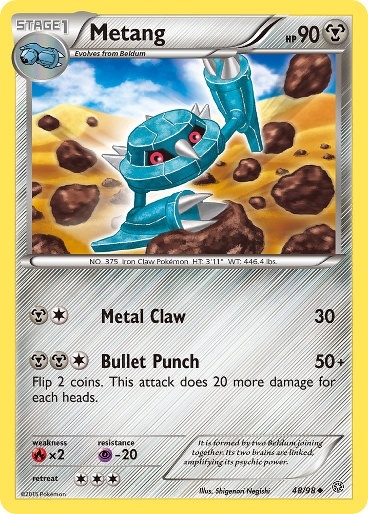 Pokemon | Metang (48/98) [XY: Ancient Origins] | The Nerd Merchant