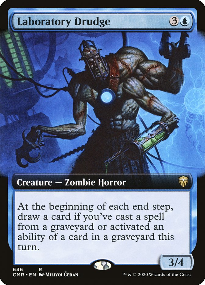 Magic | Laboratory Drudge (Extended Art) [Commander Legends] | The Nerd Merchant