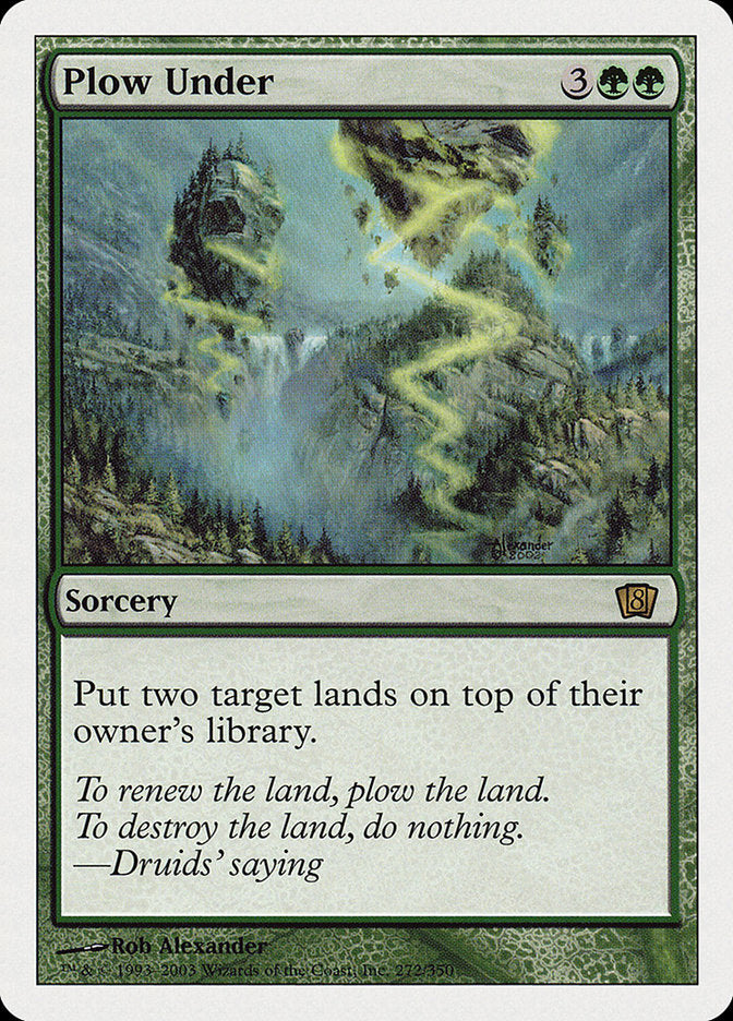 Magic | Plow Under [Eighth Edition] | The Nerd Merchant